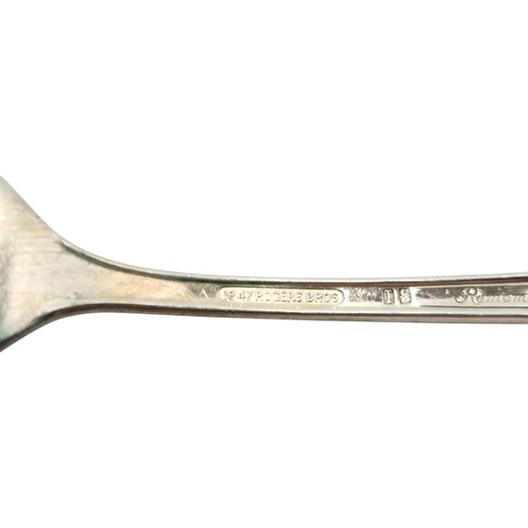 Vintage Rogers Bros 1847 Silver Plated Flatware 6-Piece Collection Floral Design - Picture 16 of 16